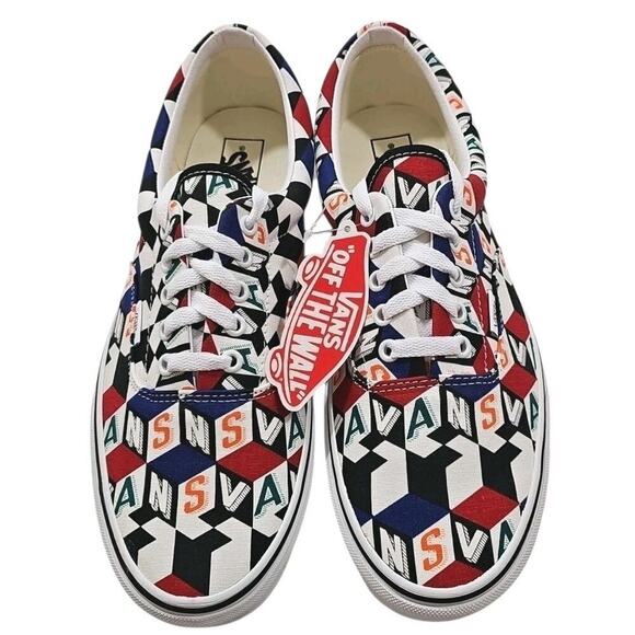 Vans ~Men\'s 12~ Era Checker Cube Multi Color Shoes Sneakers VN0A54F142X NEW. main image 9